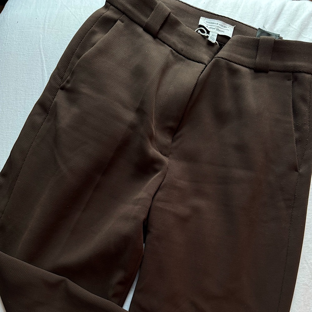 & Other Stories brown pants